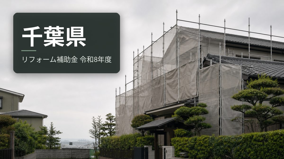千葉県のリフォーム補助金【令和8年度】県は相談窓口と融資のみ案内